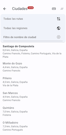 Aplicación Camino Sello: pon el logo en tu foto