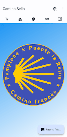 App Camino Sello: design del logo