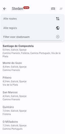 Camino Sello-app: plaats het logo op je foto