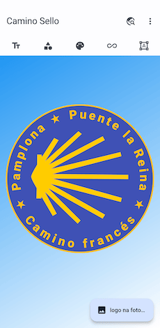 Aplicativo Camino Sello: design do logotipo